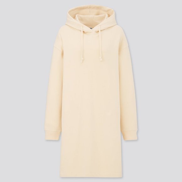 NWT Uniqlo Sweat Hoodie Long Sleeve Dress - Picture 9 of 9